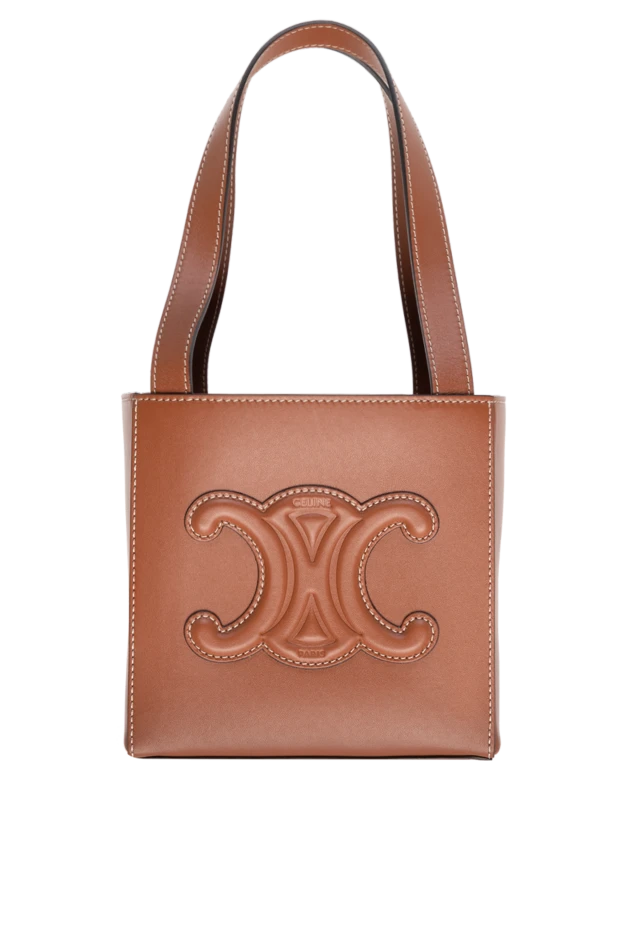Celine женские сумка из кожи коричневая женская купить с ценами и фото 174145 - фото 1