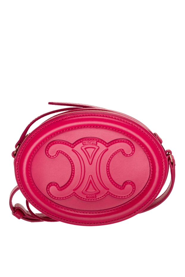 Celine жіночі сумка зі шкіри рожева жіноча купити фото з цінами 174159 - фото 1