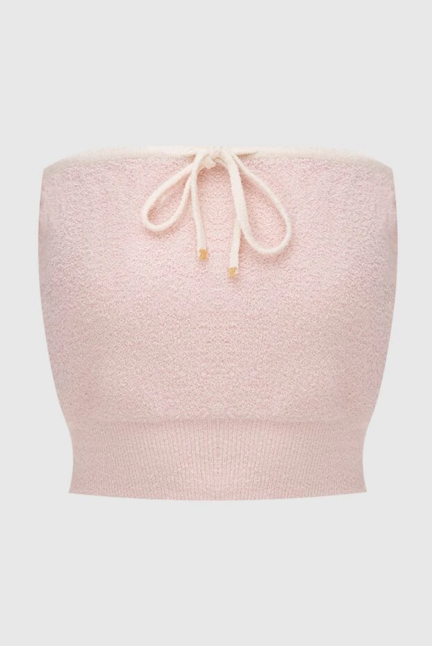 Celine women's pink top with open shoulders 174175 - photo 1