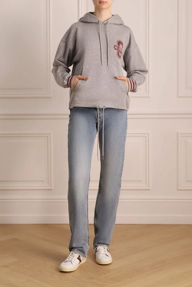 Celine woman gray cotton hoodie for women buy with prices and photos 174182 - photo 2