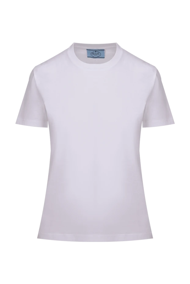 Prada woman white cotton t-shirt for women buy with prices and photos 174232 - photo 1