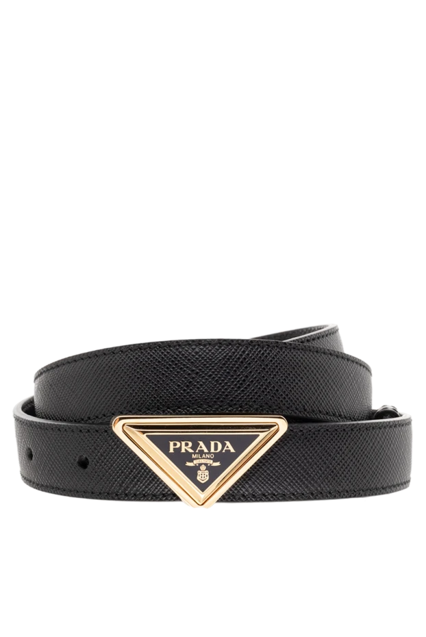 Prada woman black leather belt for women buy with prices and photos 174234 - photo 1