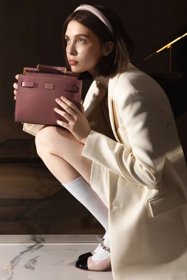 Prada women's pink headband with logo 174241 - photo 2