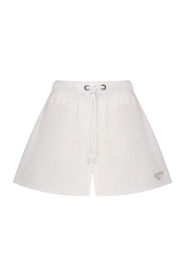 Prada женские шорты из полиамида белые женские купить с ценами и фото 174249 - фото 1