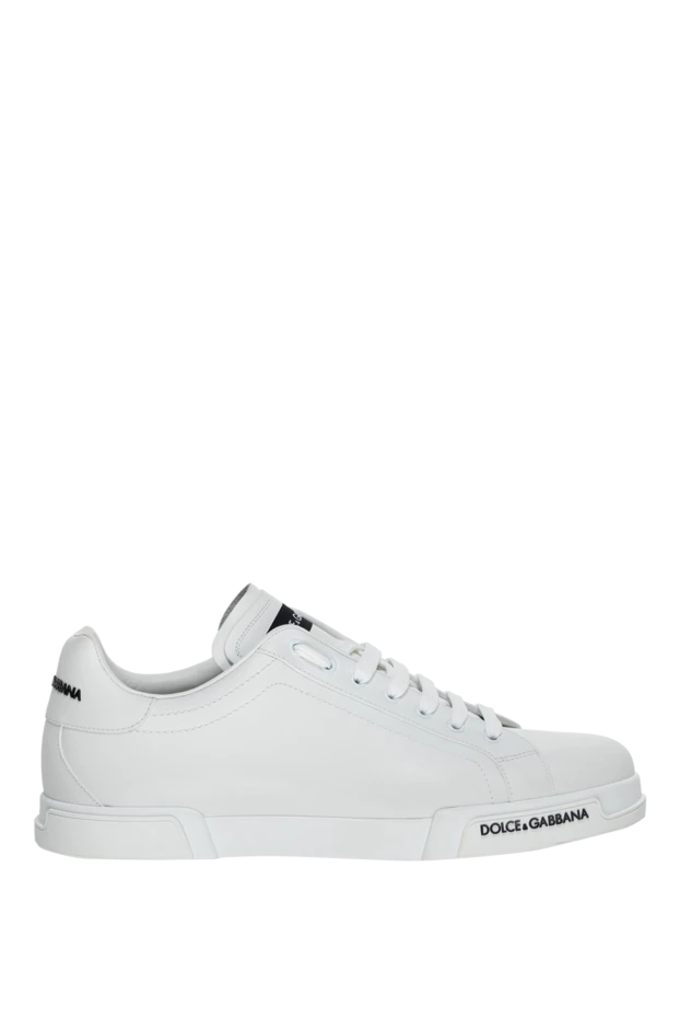 Dolce & Gabbana white leather snickers for men 174268 - photo 1