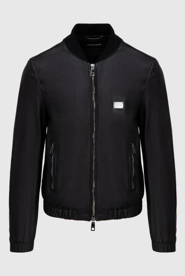 Dolce & Gabbana man black leather jacket for men buy with prices and photos 174274 - photo 1