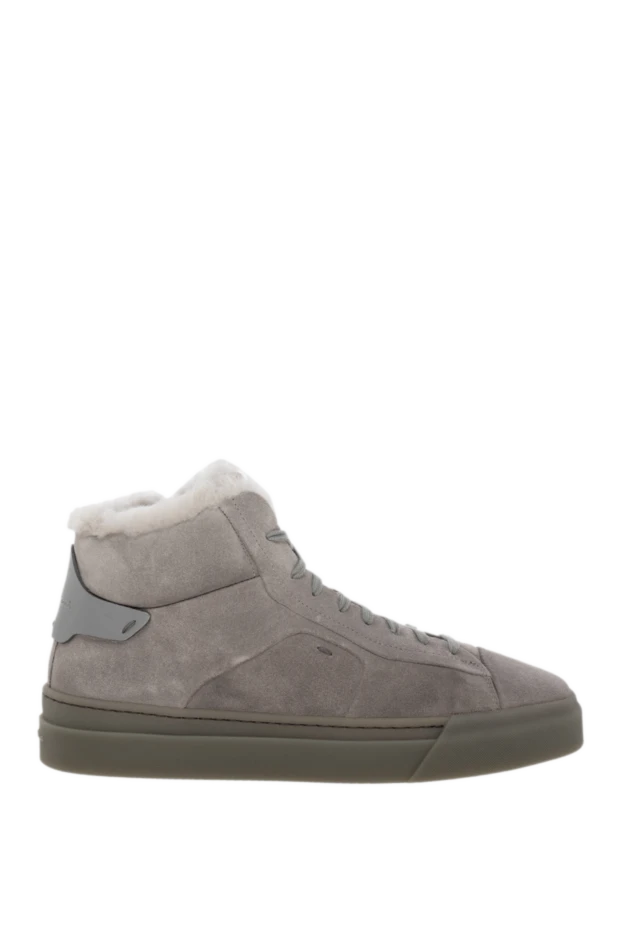 Santoni gray suede sneakers for women 174313 - photo 1