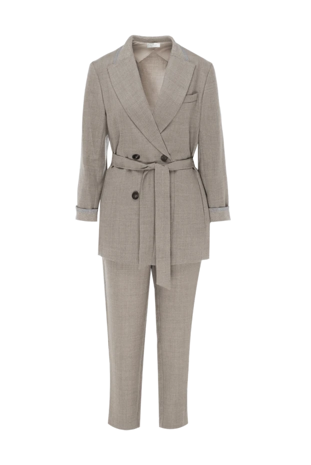 Panicale woman beige women's trouser suit 174331 - photo 1