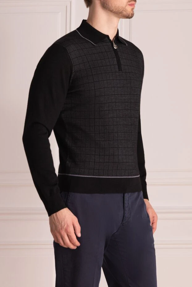 Stefano Ricci polo for men black with a cage 174360 - photo 3
