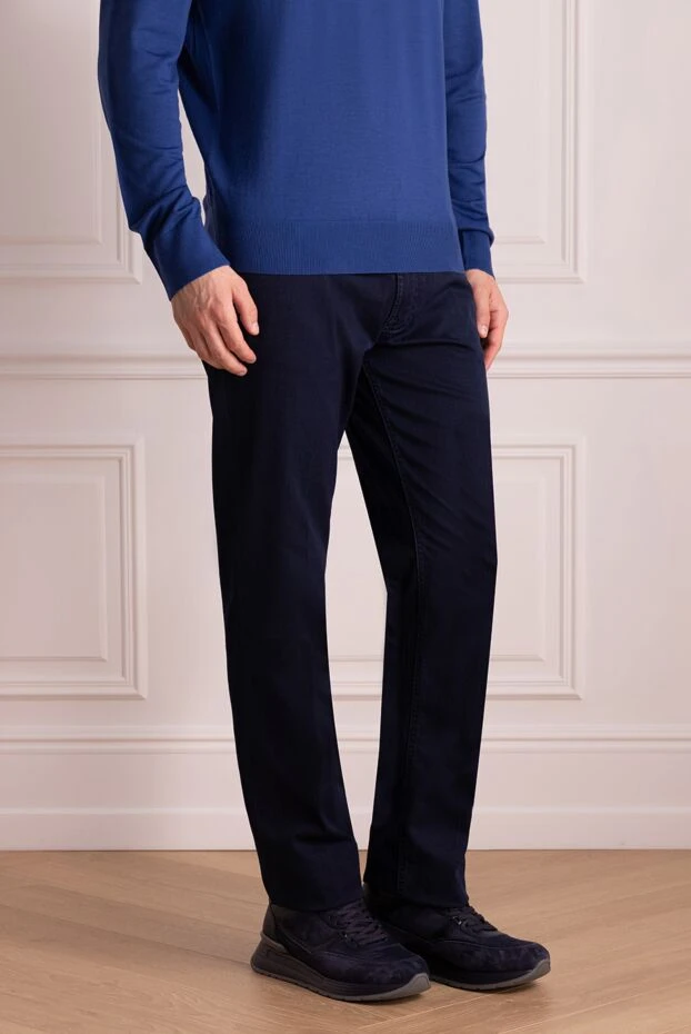 Stefano Ricci джинсы синие мужские 174373 - фото 3