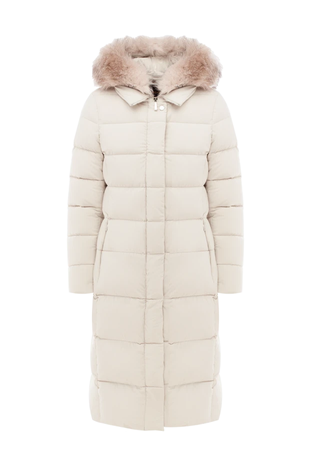 Moorer white women's down jacket with fur 174409 - photo 1