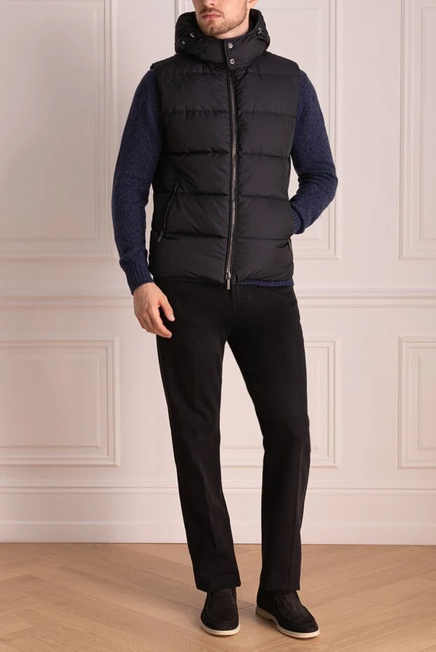 Moorer man blue polyamide vest for men buy with prices and photos 174411 - photo 2