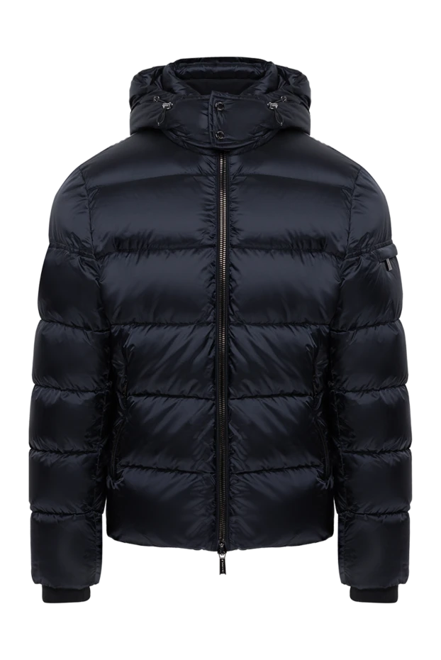 Moorer man blue polyamide down jacket for men 174417 - photo 1