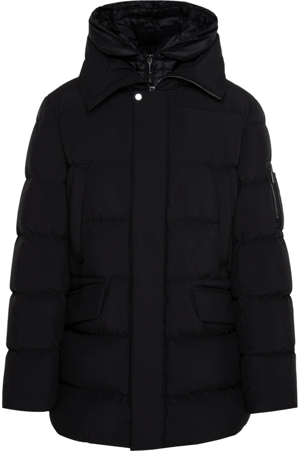 Moorer man black polyamide down jacket for men 174419 - photo 1