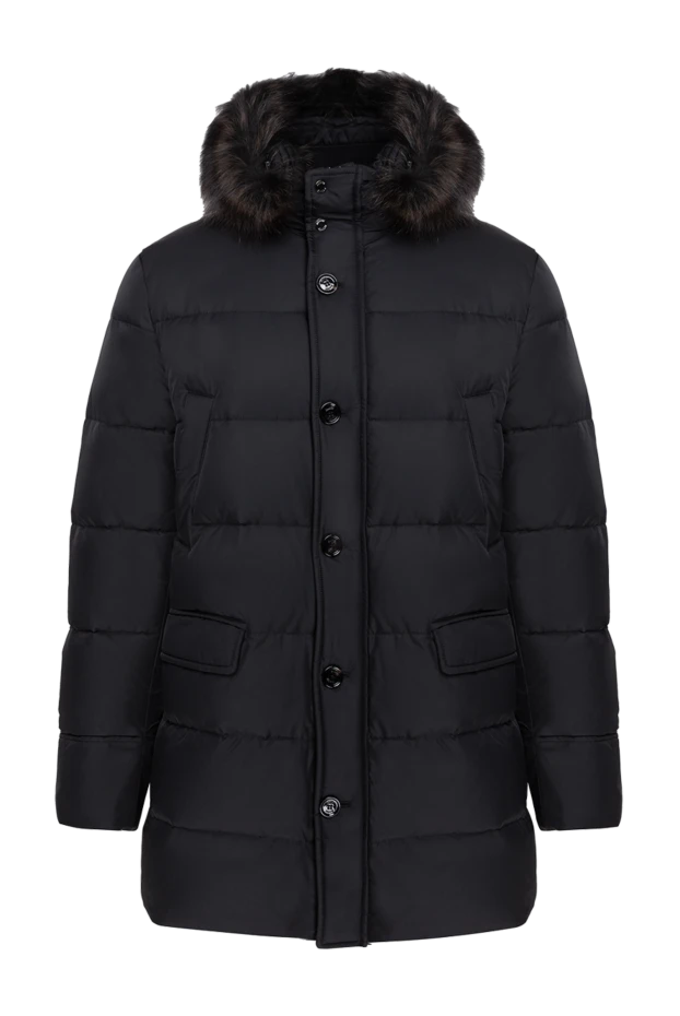 Moorer man black polyamide down jacket for men 174423 - photo 1