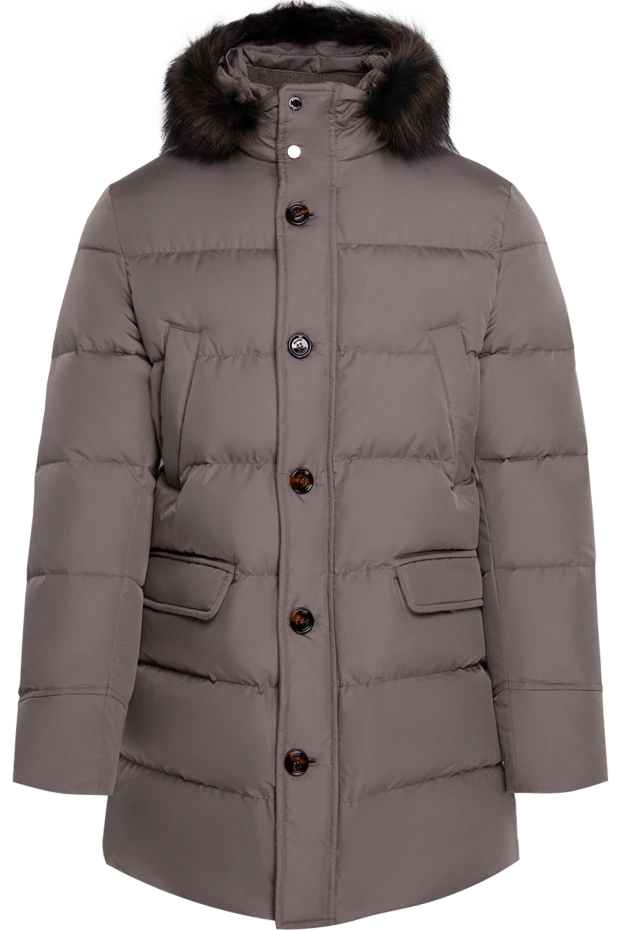 Moorer man beige polyamide down jacket for men buy with prices and photos 174425 - photo 1