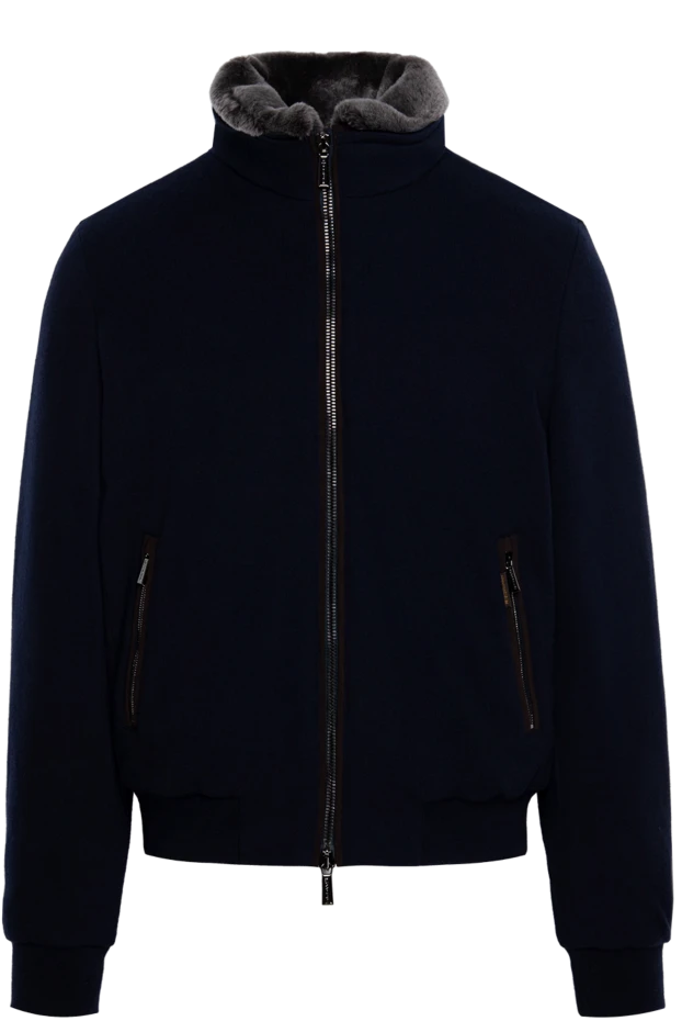 Moorer мужские куртка из шерсти синяя мужская купить с ценами и фото 174426 - фото 1