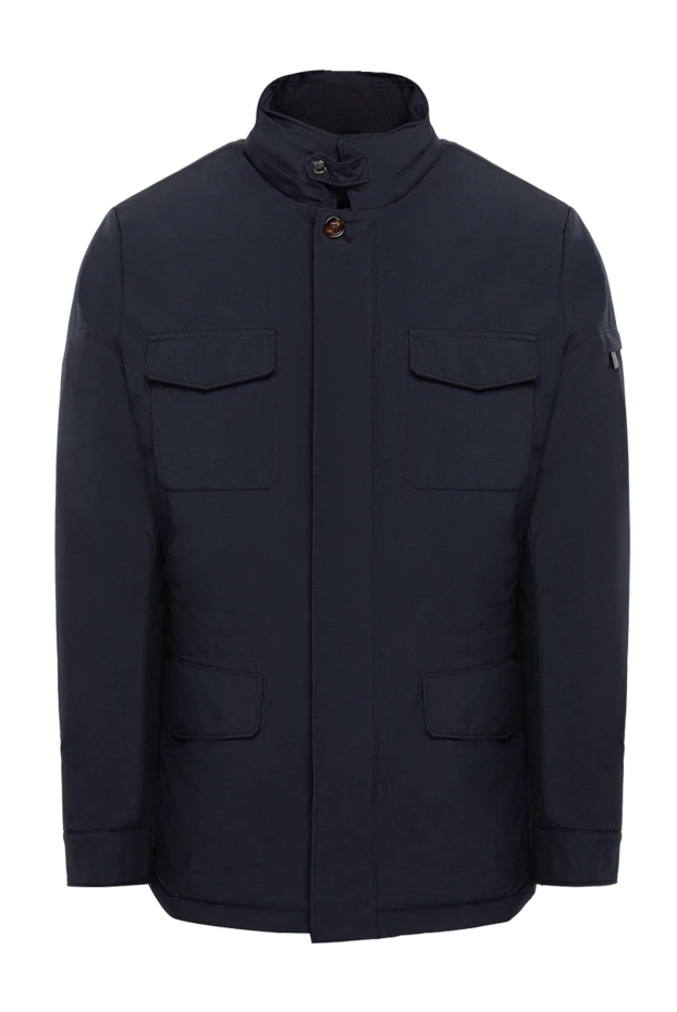 Moorer мужские куртка из полиэстера синяя мужская купить с ценами и фото 174428 - фото 1