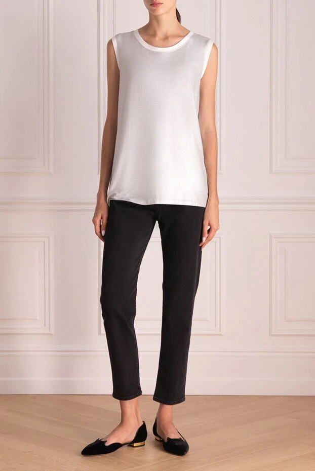 Balmain woman gray cotton jeans for women buy with prices and photos 174449 - photo 2