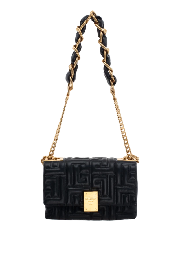 Balmain woman black leather bag for women buy with prices and photos 174458 - photo 1