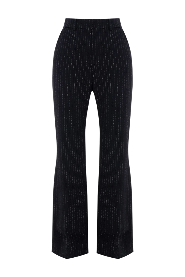 Balmain woman black woolen trousers for women 174461 - photo 1