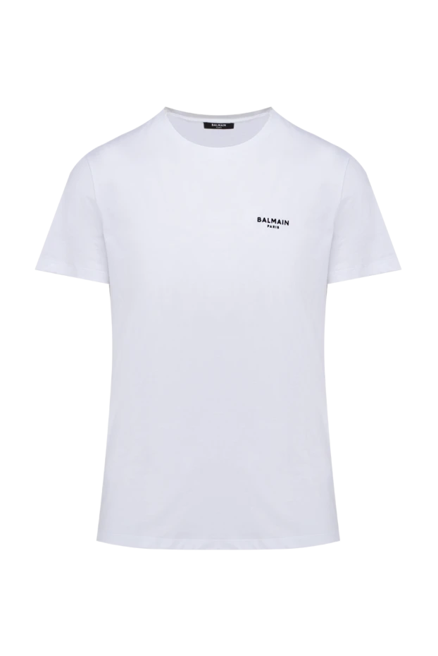 Balmain man white cotton t-shirt for men buy with prices and photos 174467 - photo 1