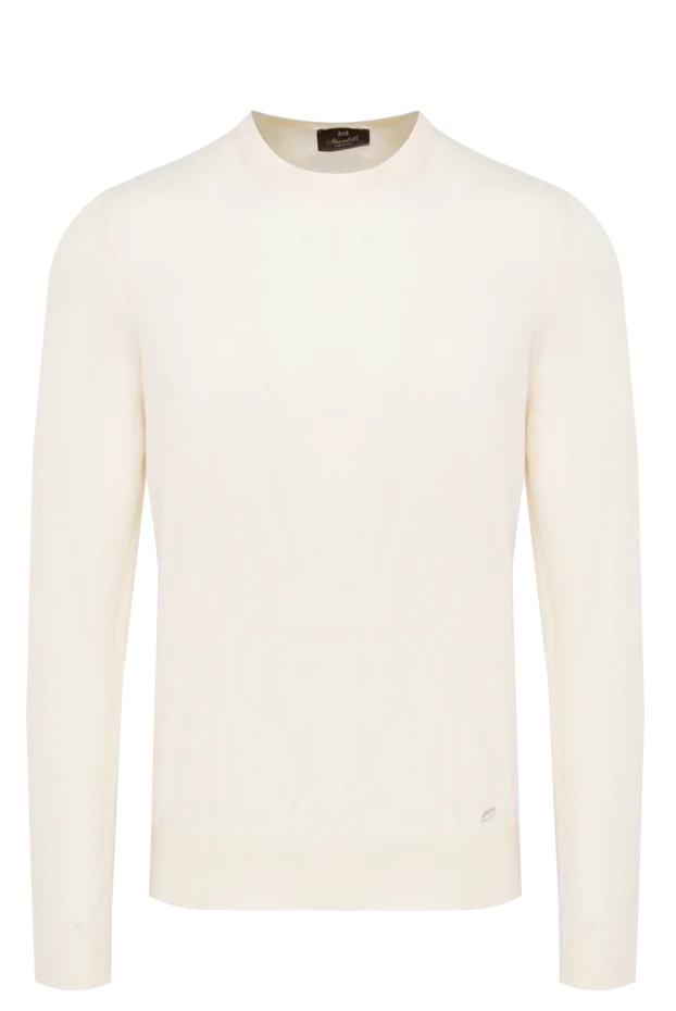 Enrico Mandelli white wool sweater for men 174497 - photo 1