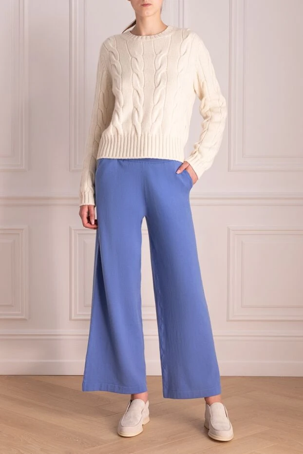 P.A.R.O.S.H. женские брюки голубые женские купить с ценами и фото 174583 - фото 2