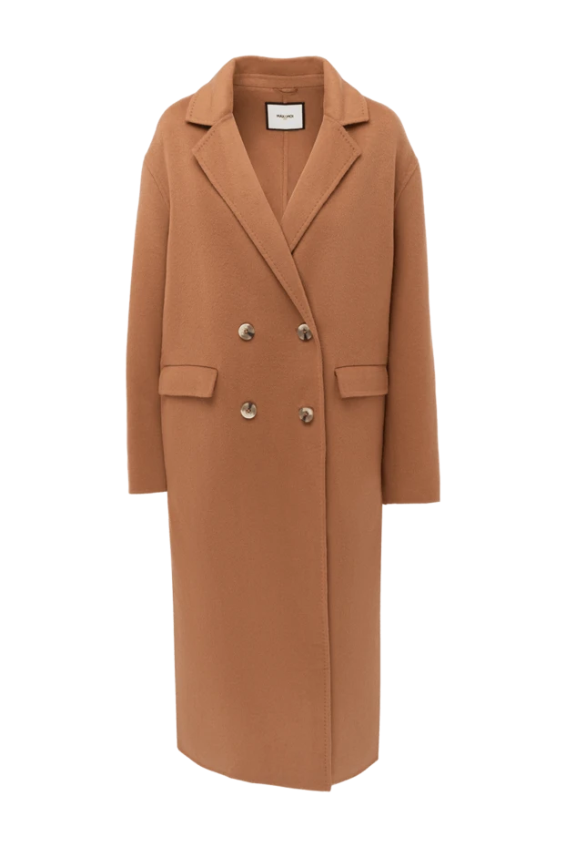 Max&Moi жіночі пальто з вовни коричневе жіноче купити фото з цінами 174593 - фото 1