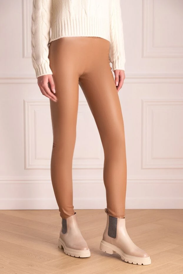 Max&Moi woman brown leather leggings for women buy with prices and photos 174599 - photo 2