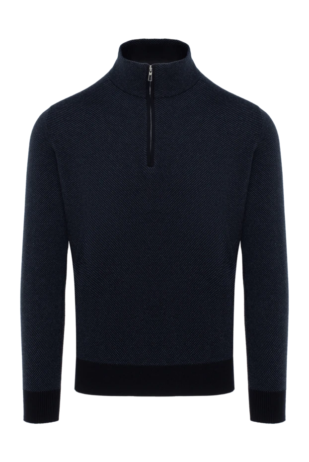 Loro Piana man men's cashmere troyer blue buy with prices and photos 174610 - photo 1