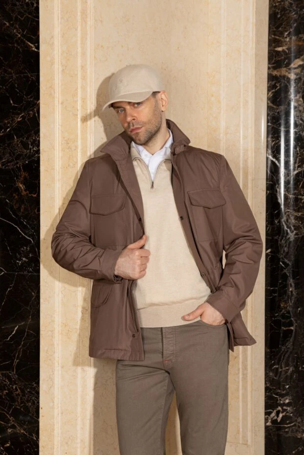 Loro Piana natural beige cashmere knitted troyer 174612 - photo 2