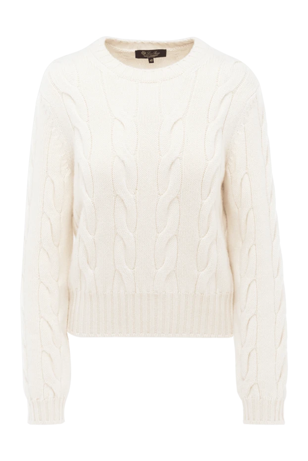 Loro Piana white cashmere jumper for women 174614 - photo 1