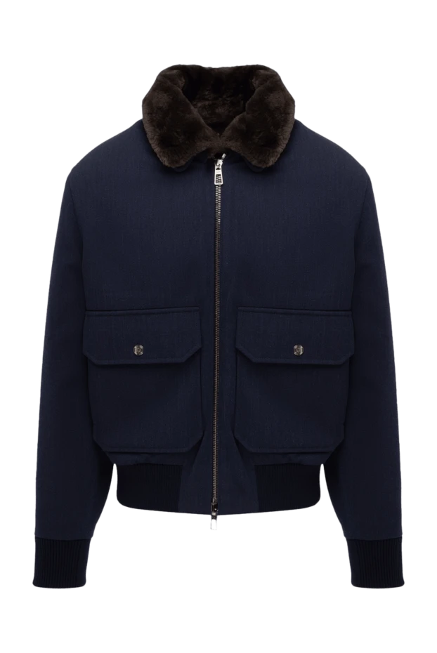 Loro Piana man blue wool jacket for men buy with prices and photos 174617 - photo 1