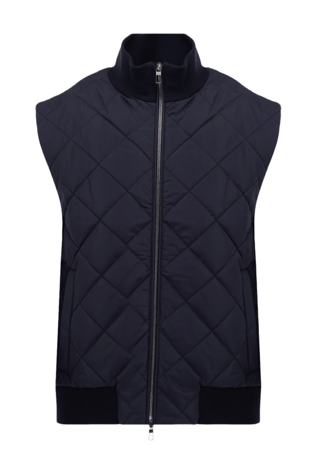 Loro Piana man blue wool and polyamide vest for men buy with prices and photos 174618 - photo 1