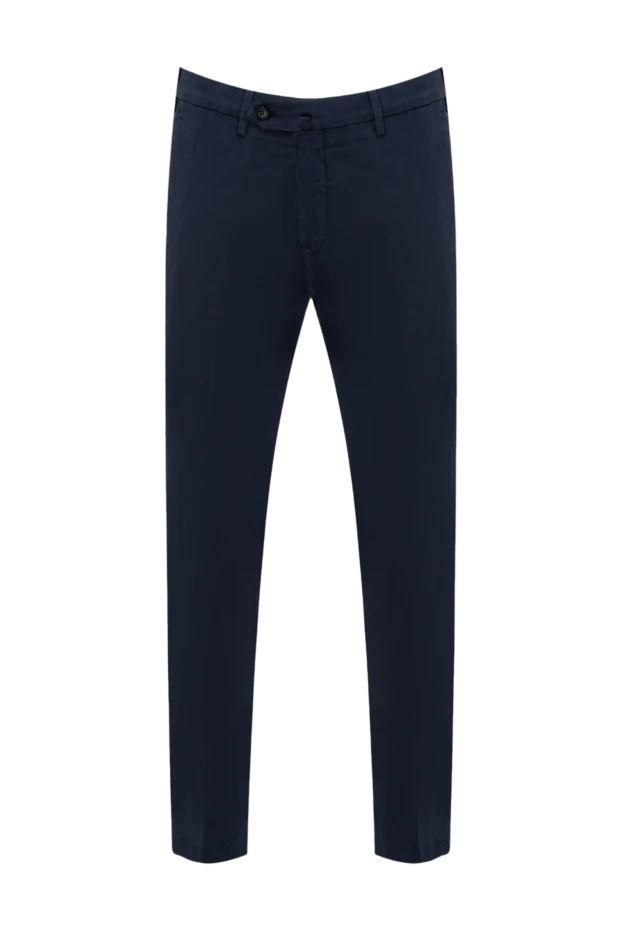 Loro Piana мужские брюки из хлопка и эластана синие мужские купить с ценами и фото 174620 - фото 1