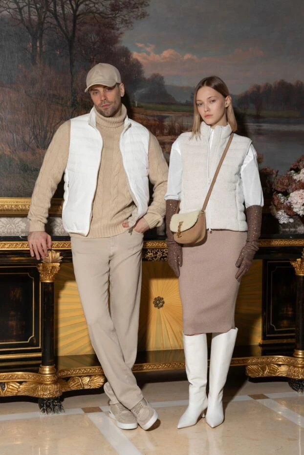 Loro Piana nubuck and polyurethane beige men's sneakers 174624 - photo 2