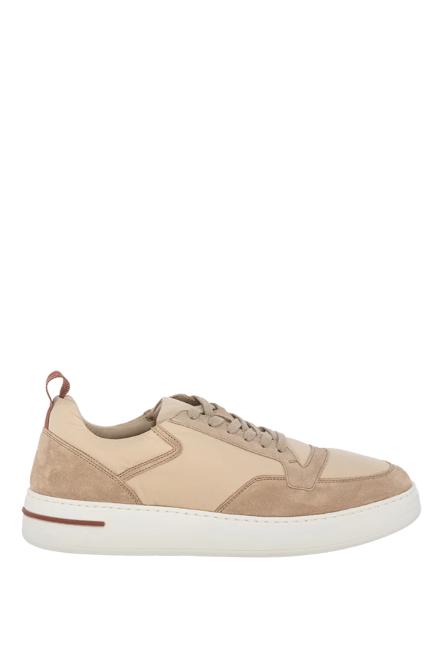 Loro Piana man beige nubuck and polyurethane sneakers for men buy with prices and photos 174624 - photo 1