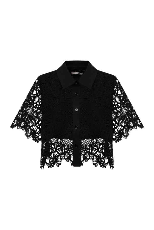 Max&Moi женские блуза из полиэстера черная женская купить с ценами и фото 174652 - фото 1