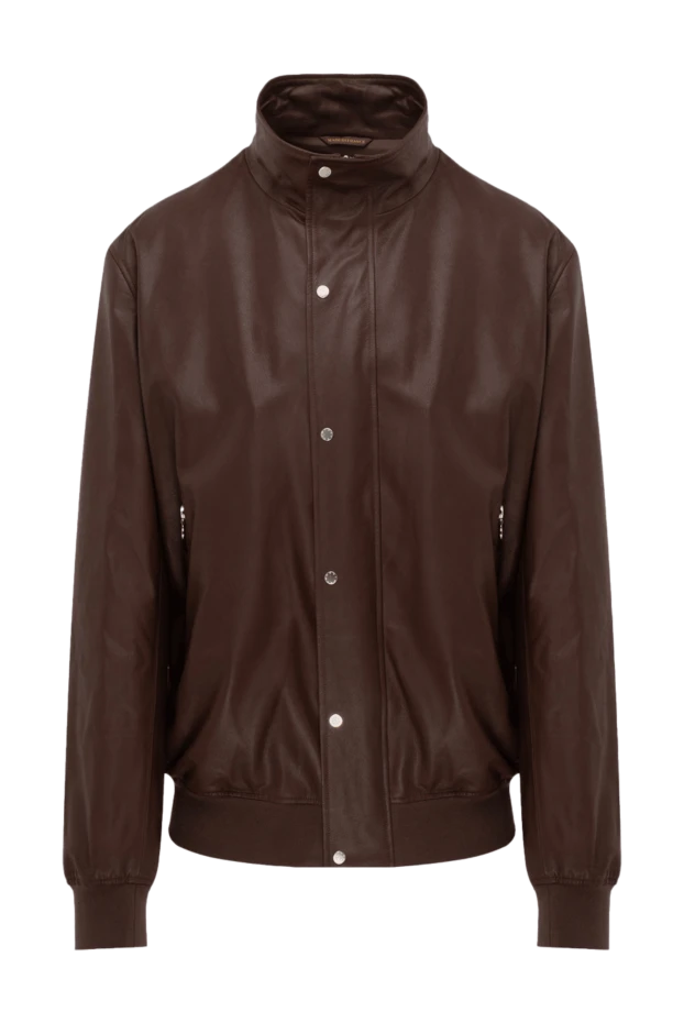 Seraphin man brown leather jacket for men 174665 - photo 1