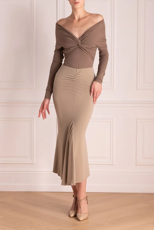 The Andamane woman beige polyamide skirt for women 174727 - photo 2