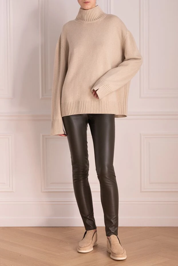Loro Piana woman beige cashmere jumper for women buy with prices and photos 174738 - photo 2