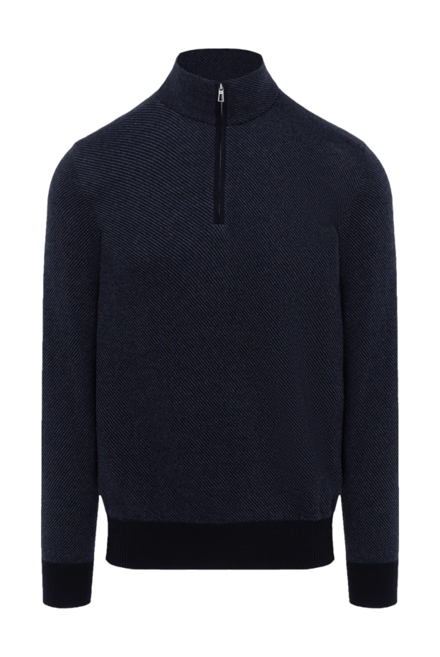 Loro Piana man men's cashmere troyer blue buy with prices and photos 174751 - photo 1