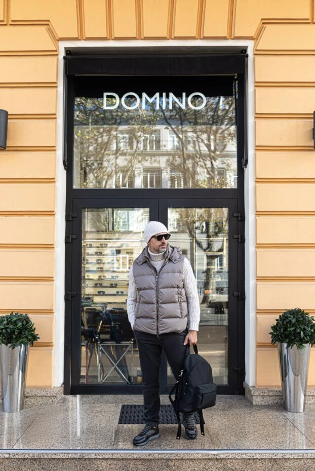 Scissor Scriptor джинсы мужские серые из хлопка с прорезными карманами сзади 174772 - фото 2