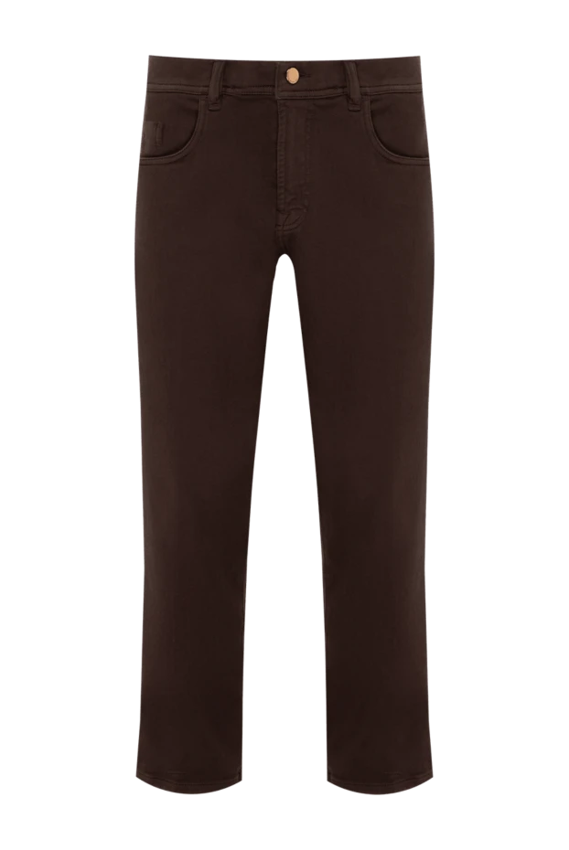 Scissor Scriptor чоловічі джинси коричневі з бавовни та поліуретану чоловічі. купити фото з цінами 174776 - фото 1