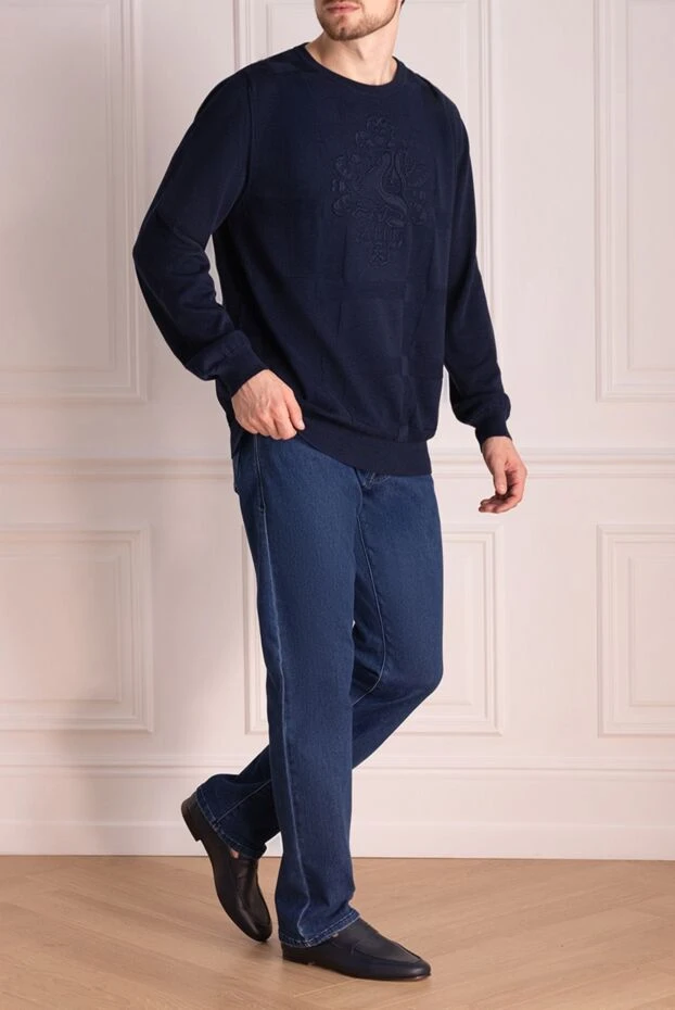 Scissor Scriptor мужские джинсы синие мужские купить с ценами и фото 174779 - фото 2