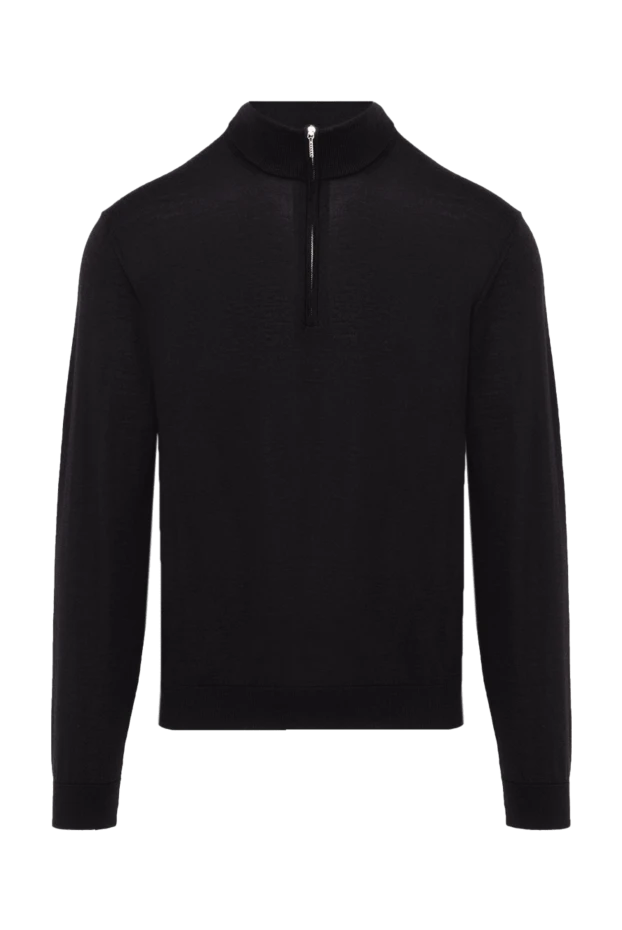 Cesare di Napoli man cashmere and silk troyer men's black buy with prices and photos 174799 - photo 1