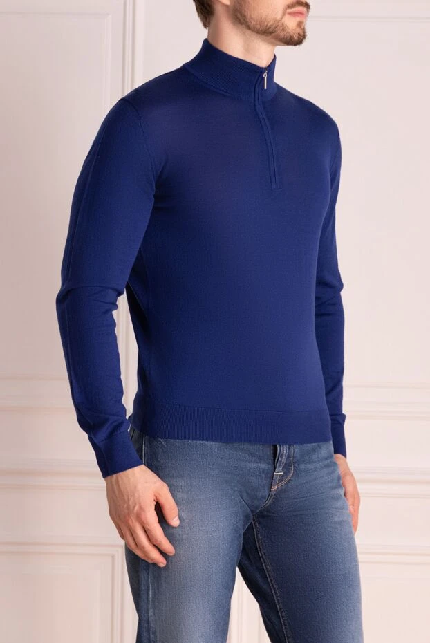 Cesare di Napoli man troyer wool men's blue buy with prices and photos 174815 - photo 2