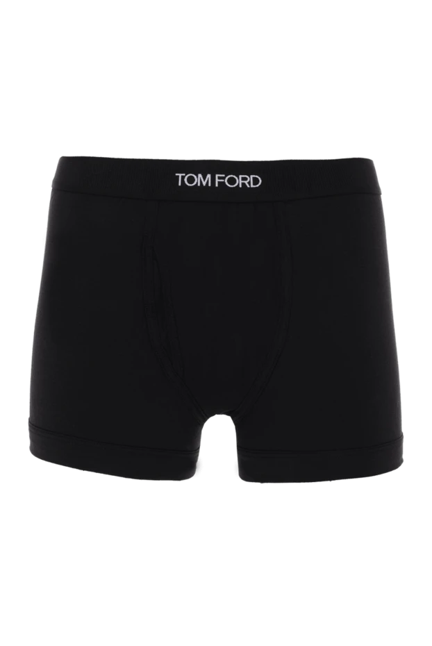 Tom Ford трусы-боксеры мужские из хлопка черные 174901 - фото 1