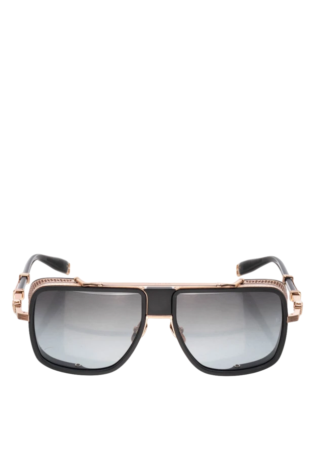 Balmain мужские очки солнцезащитные из металла и пластика черные мужские купить с ценами и фото 174924 - фото 1